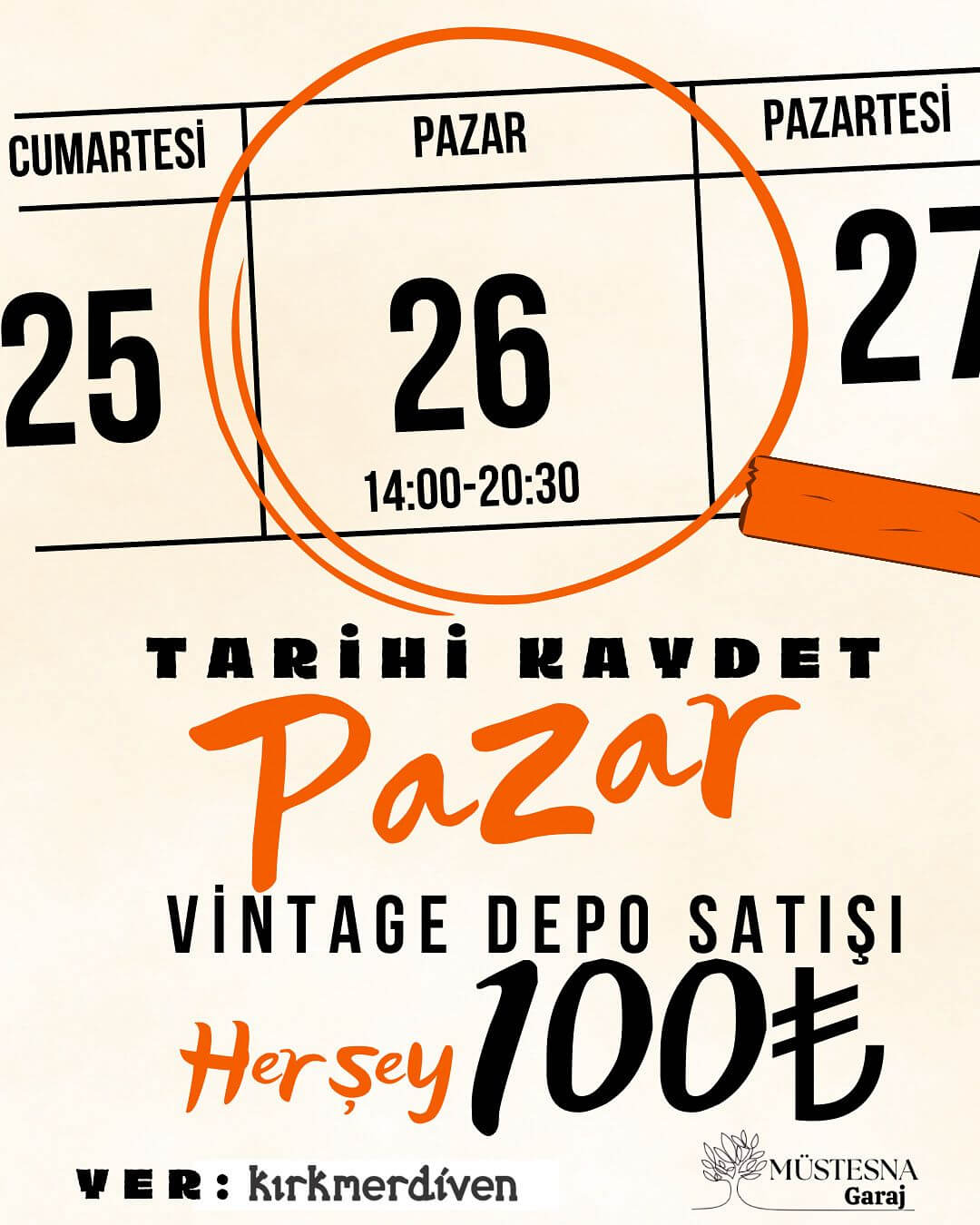 Vintage Depo Satışı