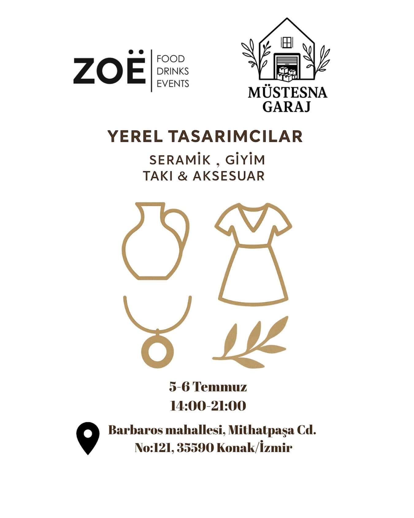 Yerel Tasarımcılar - Seramik, Giyim, Takı & Aksesuar